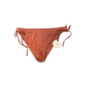 Tularosa Swim Revolve Melrose Mauve Side Tie Bikini Bottoms Size‎ Large NWT